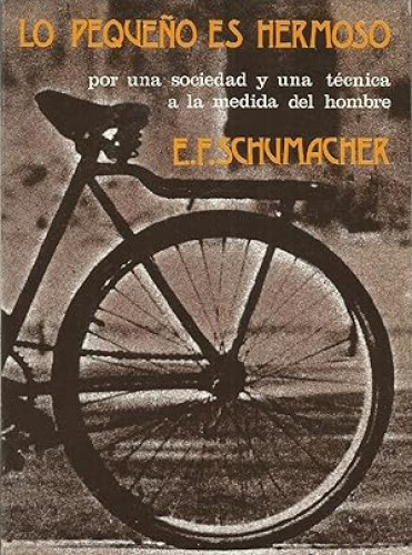 Portada del libro de Lo pequeño es hermoso