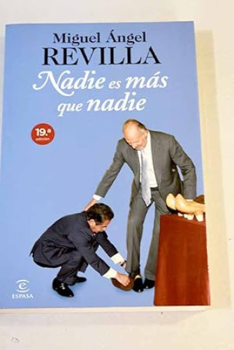 Portada del libro de Nadie es más que nadie