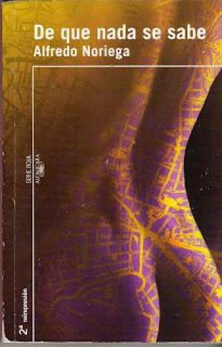 Portada del libro de De que nada se sabe