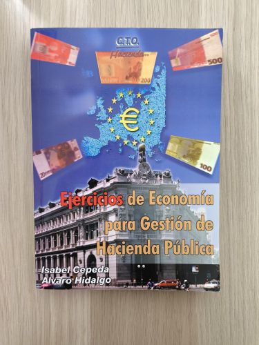 Portada del libro de Ejercicios de economía para la gestión de hacienda pública