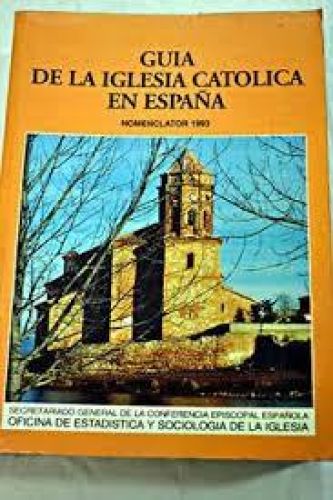 Portada del libro de Guía de la Iglesia Católica en España