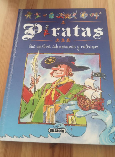 Portada del libro de Piratas. Sus chistes, adivinanzas y refranes (Adivinanzas Y Chistes)