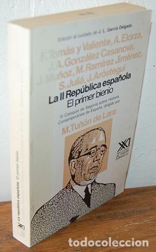 Portada del libro de LA II REPUBLICA ESPAÑOLA. EL PRIMER BIENIO