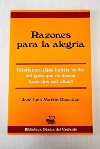 Portada del libro de Razones para la alegría
