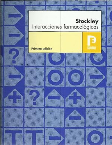 Portada del libro de Interacciones farmacológicas