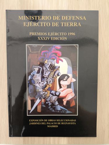 Portada del libro de Premios Ejército 1996, XXXIV edición