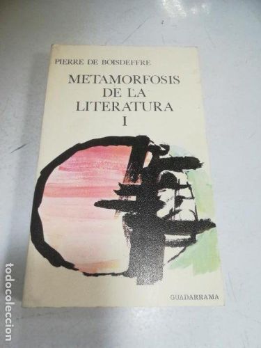 Portada del libro de METAMORFOSIS DE LA LITERATURA I