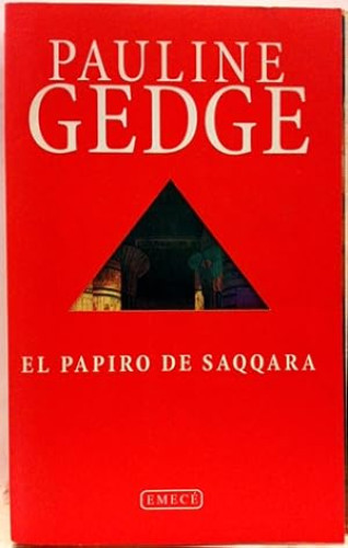 Portada del libro de El papiro de Saqqara