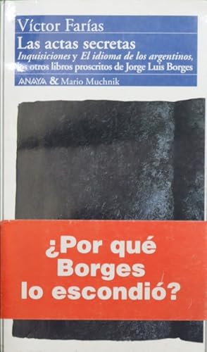 Portada del libro de Las actas secretas