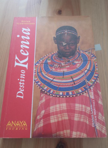 Portada del libro de Destino Kenia - Guías ilustradas- Editorial Anaya