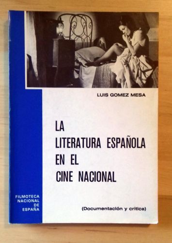 Portada del libro de La literatura española en el cine nacional