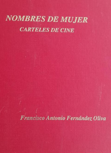 Portada del libro de Nombres de mujer. Carteles de cine (Imágenes)