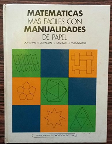 Portada del libro de Matemáticas más fáciles con manualidades de papel