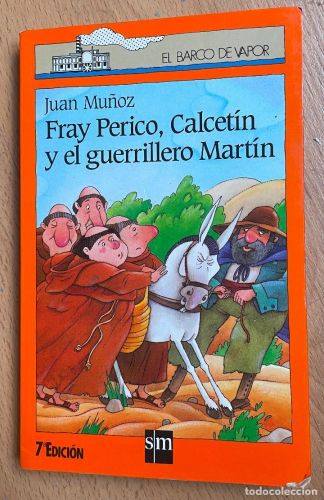 Portada del libro de Fray Perico, Calcetín y el guerrillero Martín