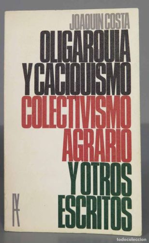 Portada del libro de Oligarquía y caciquismo