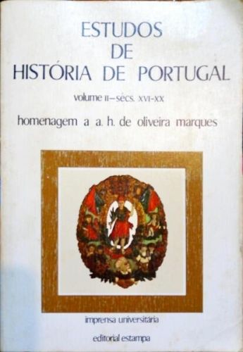 Portada del libro de ESTUDOS DE HISTÓRIA DE PORTUGAL: HOMENAGEM A A. H. DE OLIVEIRA MARQUES. Volumen 2