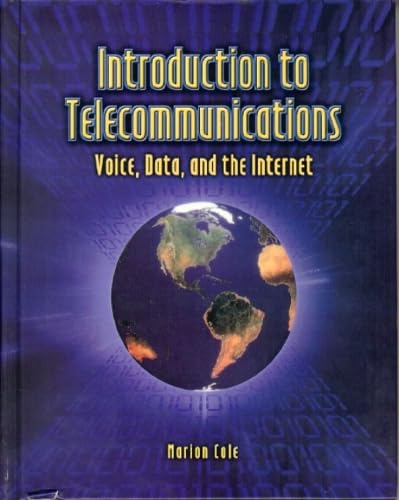 Portada del libro de Introduction to Telecommunications: Voice, Data, and the Internet