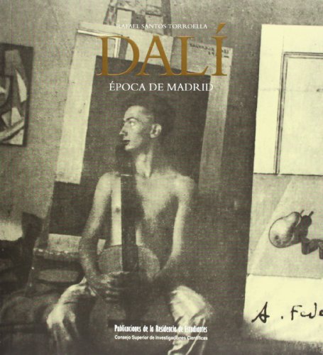 Portada del libro de Dalí, época en Madrid