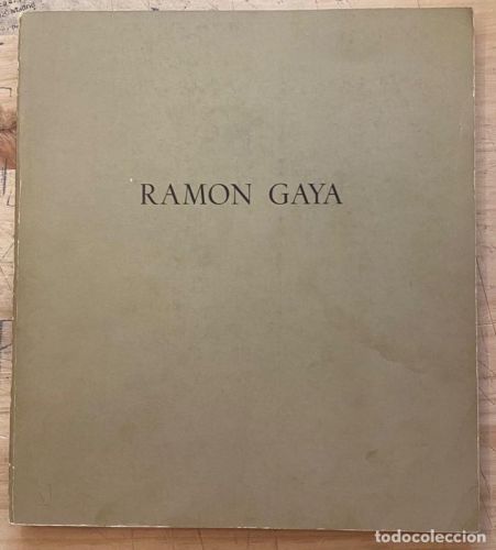 Portada del libro de Ramón Gaya. Exposición Antológica