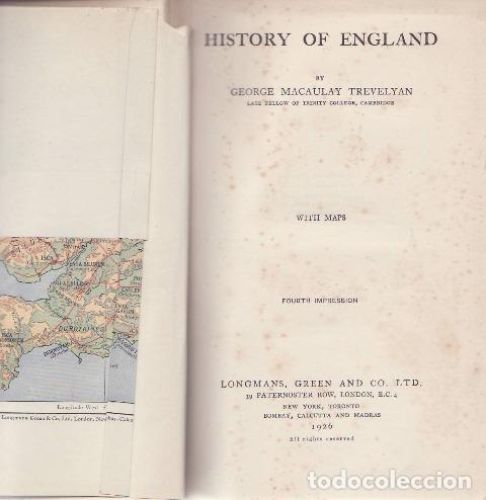 Portada del libro de History of England.