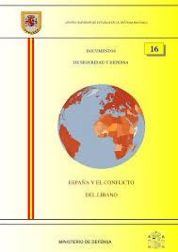 Portada del libro de España y el conflicto del Líbano