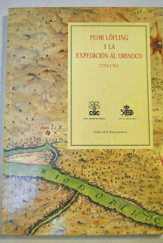 Portada del libro de Pehr Lofling y la expedición al Orinoco