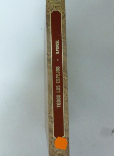 Portada del libro de TODOS LOS ESPEJOS.PORCEL. AUSTRAL ESPASA CALAPE 1981 252pp
