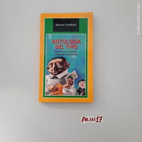 Portada del libro de Antología del Timo
