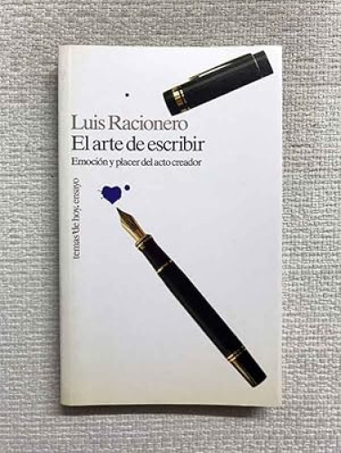 Portada del libro de El arte de escribir
