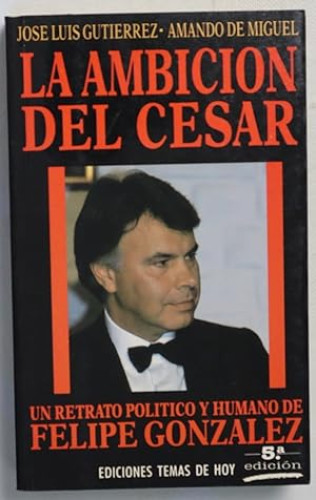 Portada del libro de La ambición del César