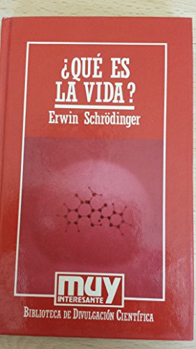 Portada del libro de ¿Qué es la vida?