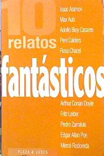 Portada del libro de 10 relatos fantásticos