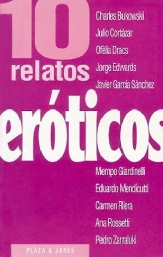 Portada del libro de 10 relatos eróticos