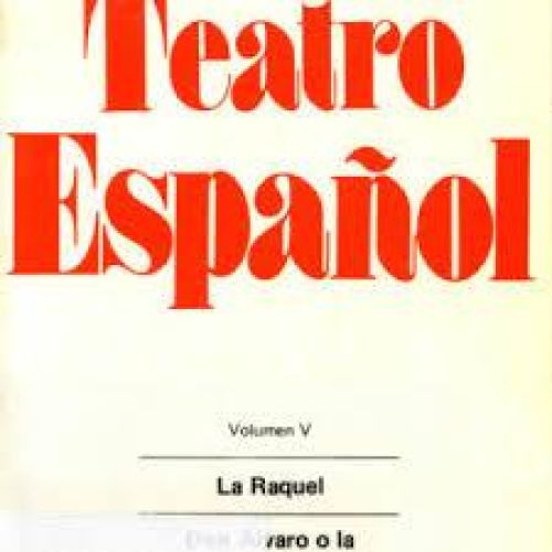 Portada del libro de Teatro español, volumen V