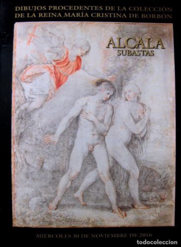 Portada del libro de DIBUJOS PROCEDENTES DE LA COLECCIÓN DE LA REINA MARÍA CRISTINA DE BORBÓN