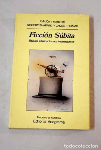 Portada del libro de Ficción súbita: narraciones ultracortas norteamericanas