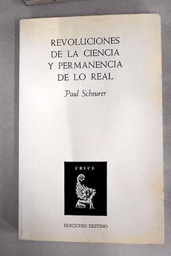 Portada del libro de Revoluciones de la ciencia y permanencia de lo real