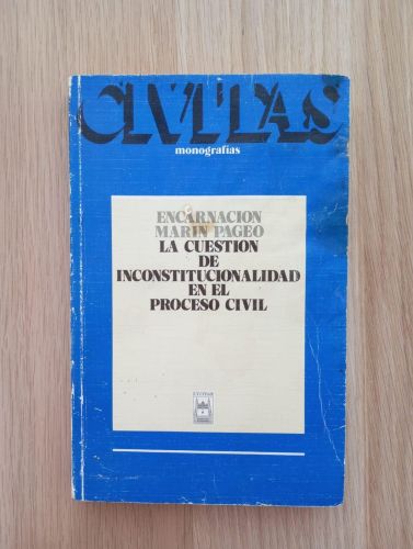 Portada del libro de LA CUESTIÓN DE INCONSTITUCIONALIDAD EN EL PROCESO CIVIL
