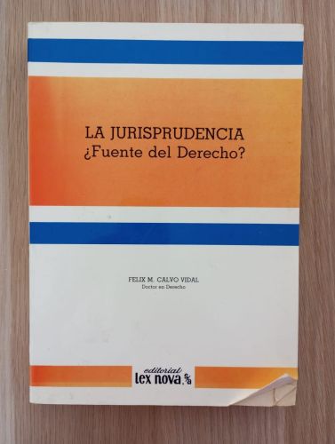 Portada del libro de La jurisprudencia