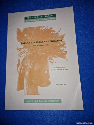 Portada del libro de TALLAS Y MASCARAS AFRICANAS. AFRICA SUBSAHARIANA