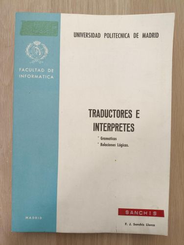 Portada del libro de Traductores e interpretes