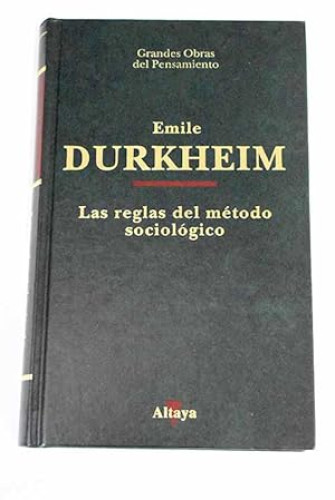 Portada del libro de Las reglas del método sociológico