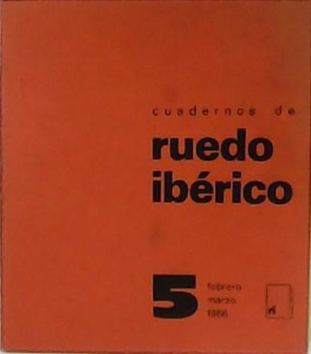 Portada del libro de Cuadernos de Ruedo Ibérico Nº 5.
