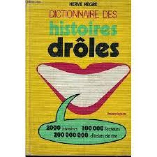Portada del libro de Dictionnaire des histoires drôles