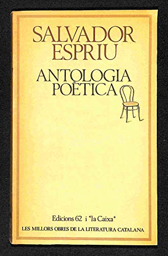 Portada del libro de Antologia poètica