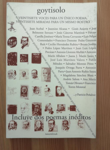 Portada del libro de Goytisolo Veintisiete Voces Para (FUERA DE COLECCION)