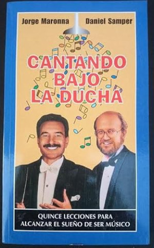 Portada del libro de Cantando bajo la ducha