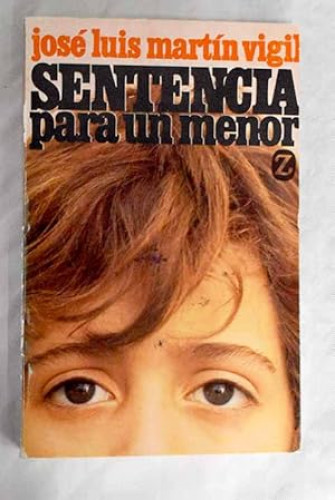 Portada del libro de Sentencia para una menor