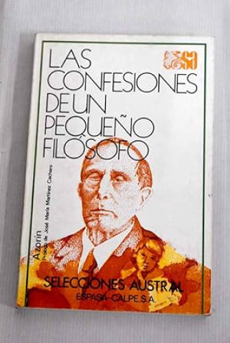 Portada del libro de Las confesiones de un pequeño filósofo