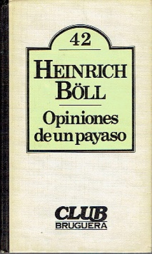 Portada del libro de Opiniones de un payaso